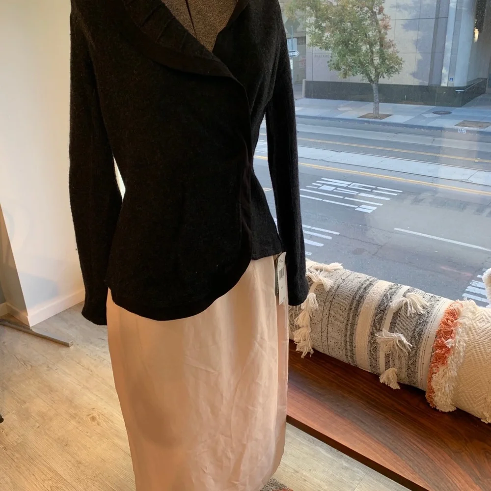 Anthropologie Guinevere Wool Gray Cardigan Size XS